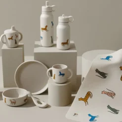 Liewood Siliconen Tuitbeker Neil Leopard Multi Mix