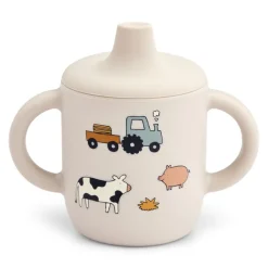 Liewood Siliconen Tuitbeker Neil Farm/Sandy