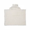 Liewood Vilas Badcape Met Capuchon - Crisp White/Sandy