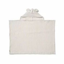 Liewood Vilas Badcape Met Capuchon - Crisp White/Sandy