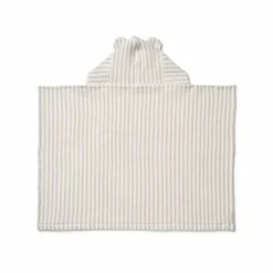 Liewood Vilas Badcape Met Capuchon - Crisp White/Sandy