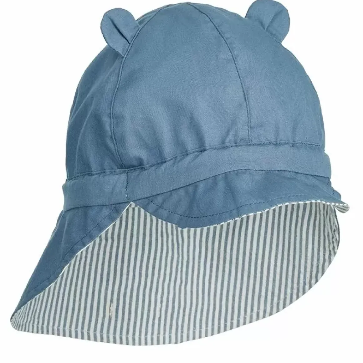 Liewood Zonnehoedje Gorm Reversible Stripe Blue Wave