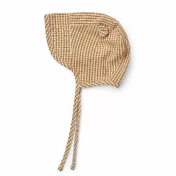 Liewood Zonnehoedje Rae Check Golden Caramel/Sandy