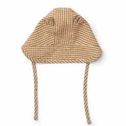 Liewood Zonnehoedje Rae Check Golden Caramel/Sandy