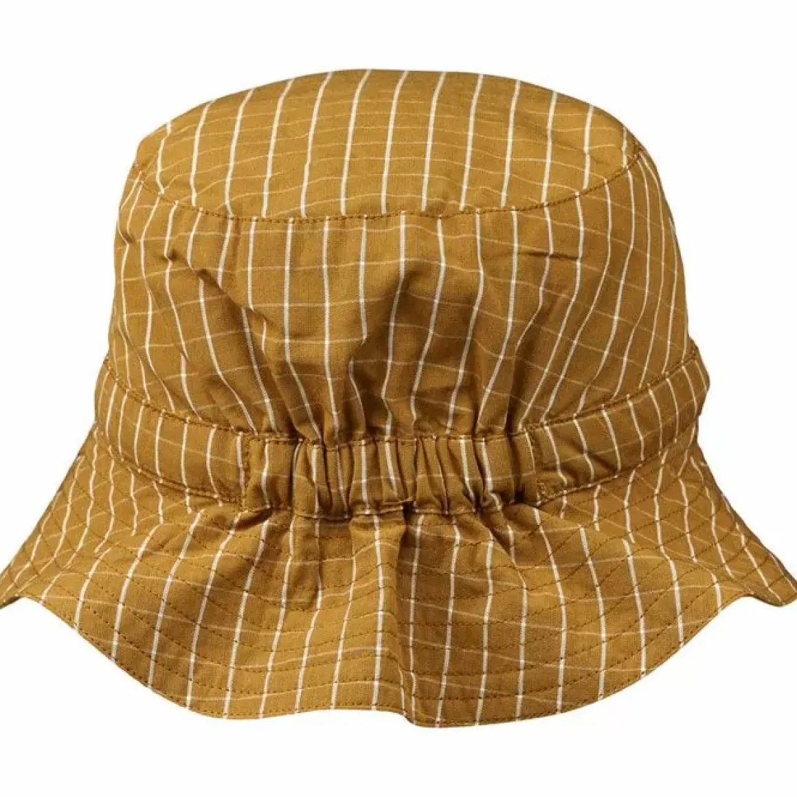 Liewood Zonnehoedje Sander Check Caramel/White