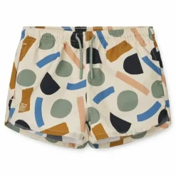 Liewood Zwembroek Aiden Bestellen - Verfrissende Paint Strokes/Peppermint Print - Koop Nu!