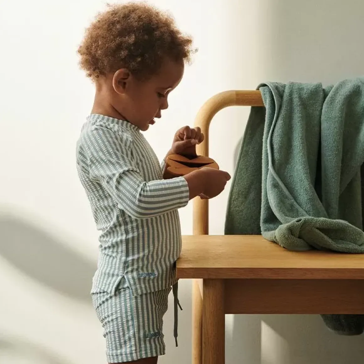 Liewood Zwemshirt Lange Mouw Noah Stripe Sea Blue