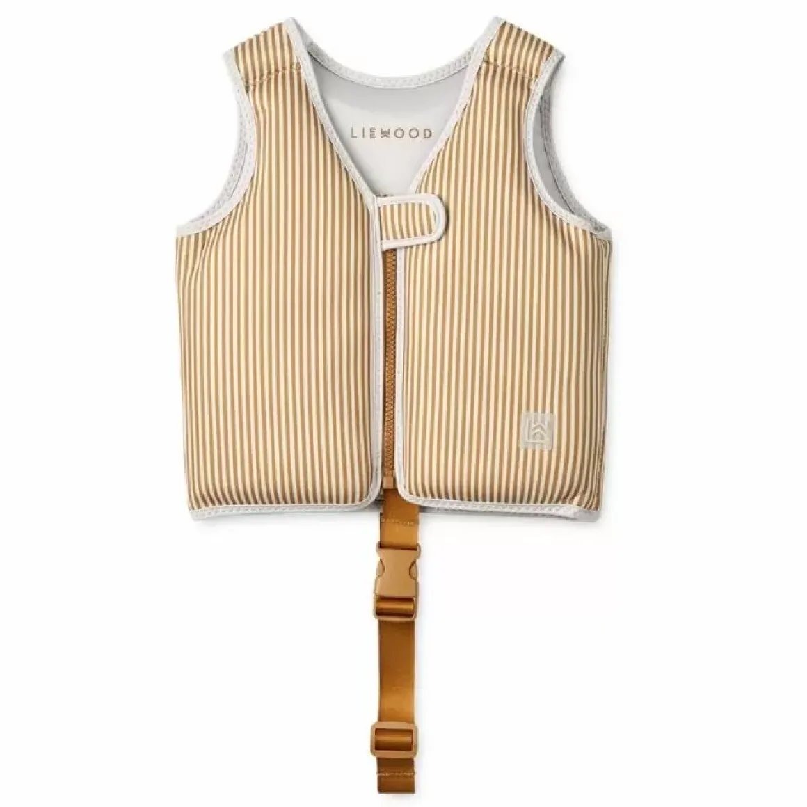 Liewood Zwemvest Dove Stripe Sandy/Golden Caramel - Bestel Nu Voor Veilig Plezier In Het Water!