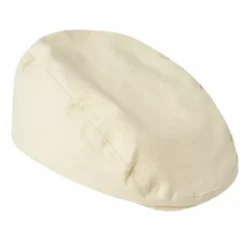 Lil' Atelier Petje Felix Opa Model | Linnen Petje In Bleached Sand Kleur