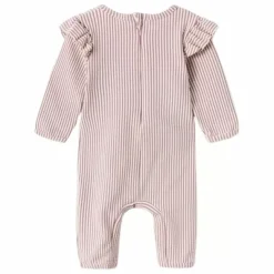 Lil' Atelier Zwempak Roze Met Ruches | Meisjes Badpak Met Ritssluiting