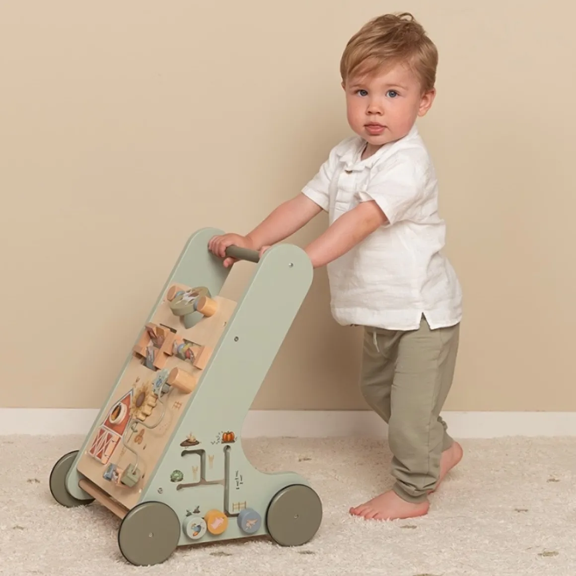 Little Dutch Activiteiten Loopwagen Little Farm