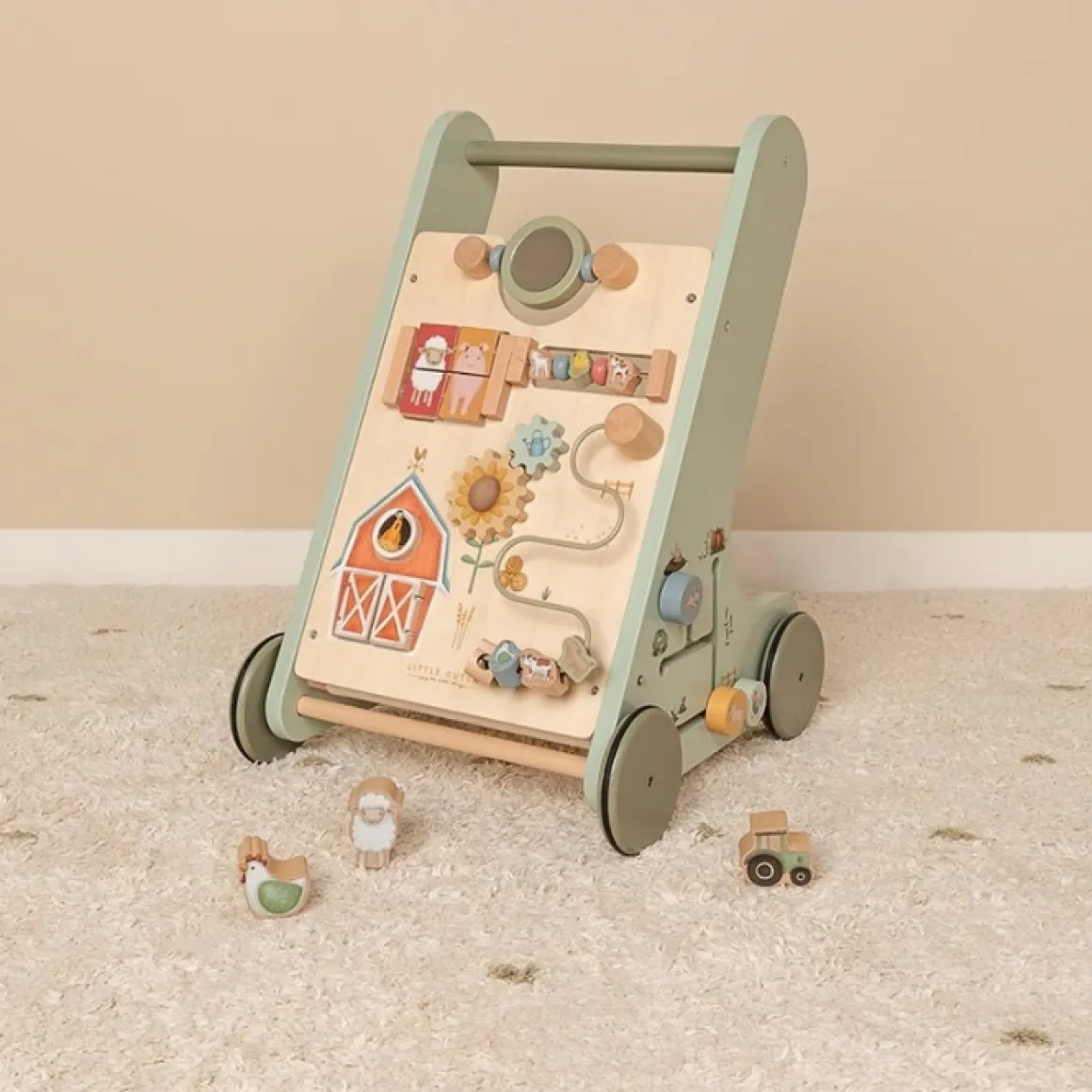 Little Dutch Activiteiten Loopwagen Little Farm
