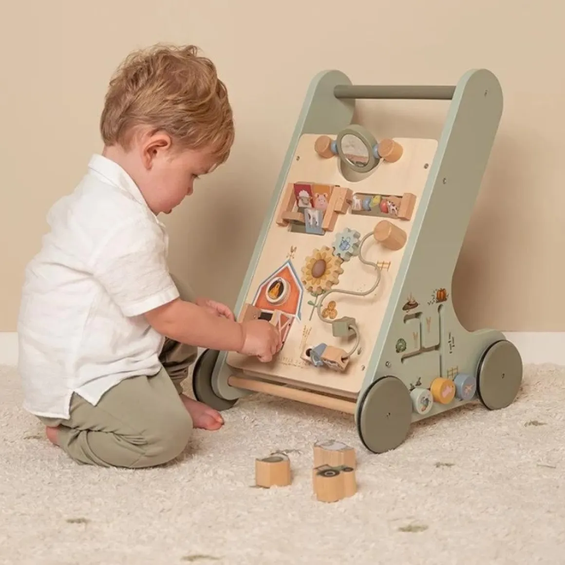 Little Dutch Activiteiten Loopwagen Little Farm