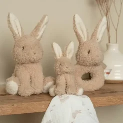 Little Dutch Baby Bunny Geschenkset | Knuffeldoekje, Knuffelkonijn, Rammelaar & Bijtring