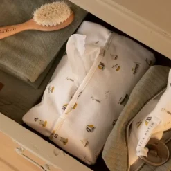 Little Dutch Babydoekjes Cover Sailors Bay White