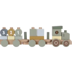 Little Dutch Blokkentrein Tractor Little Farm