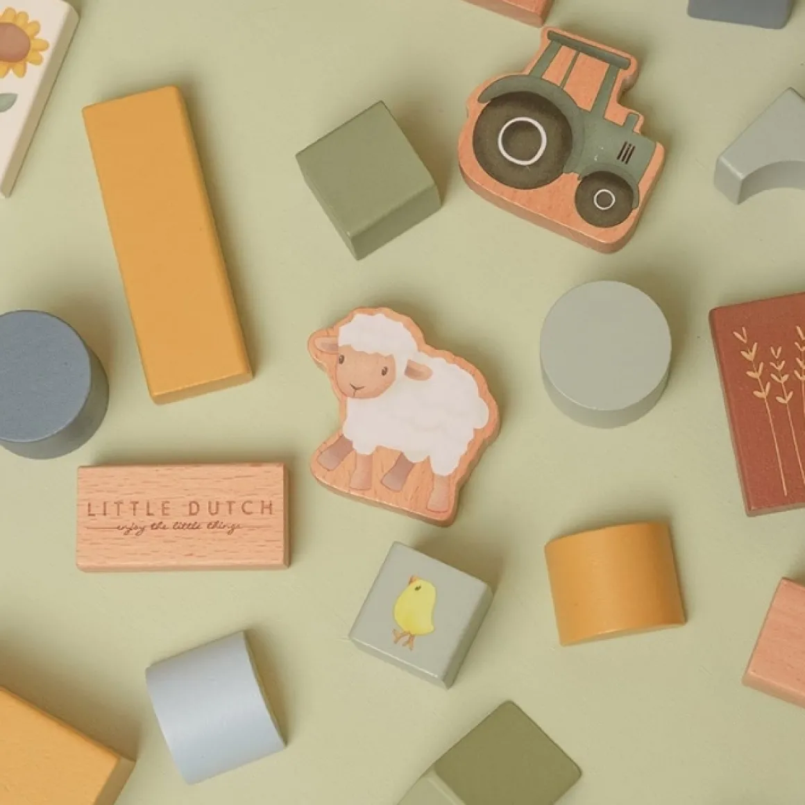 Little Dutch Bouwblokken Little Farm