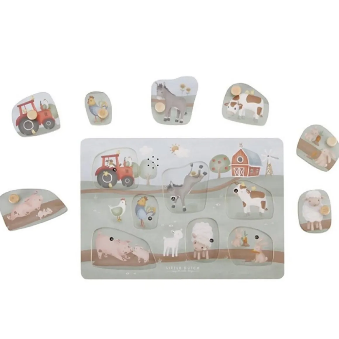 Little Dutch Geluiden Puzzel Little Farm