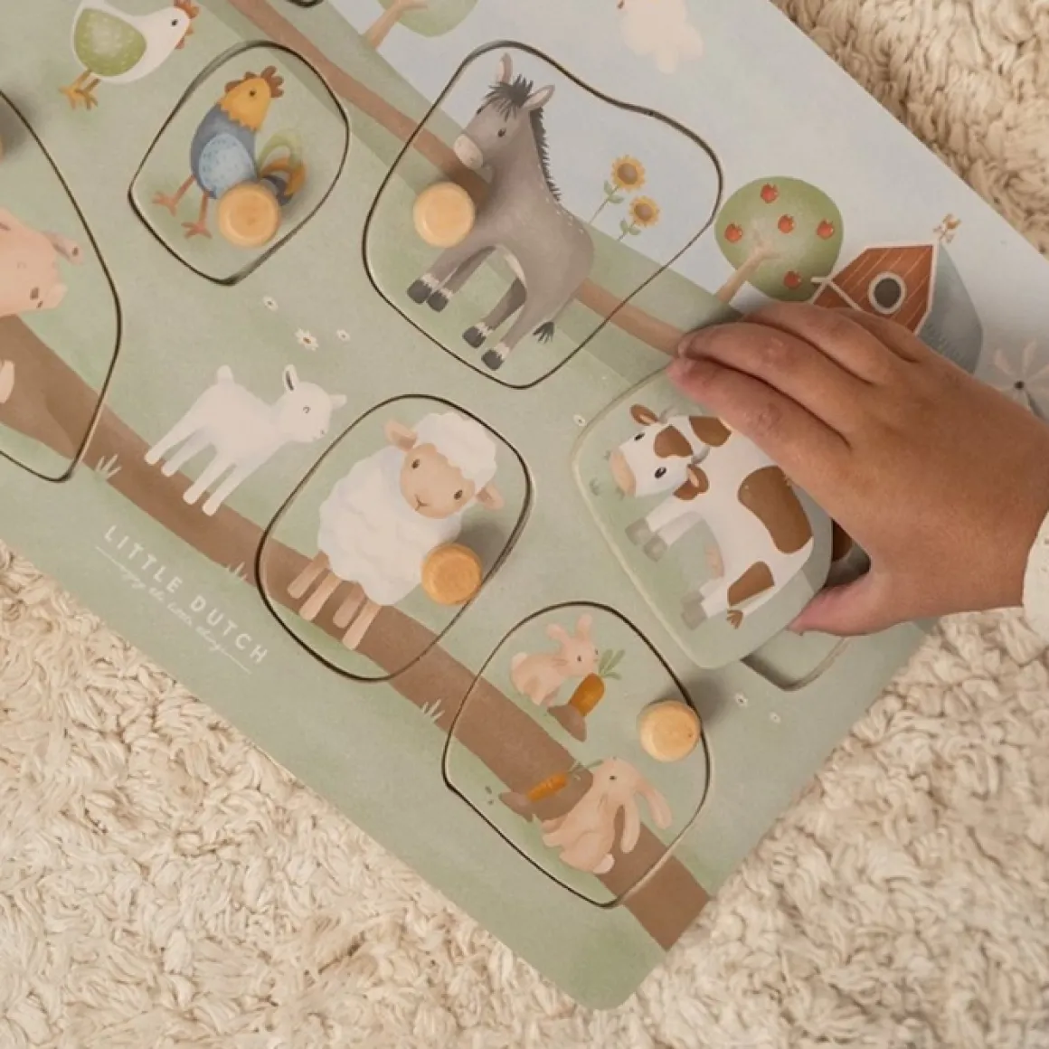 Little Dutch Geluiden Puzzel Little Farm