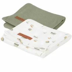 Little Dutch Hydrofiele Doeken (2St) Sailors Bay White