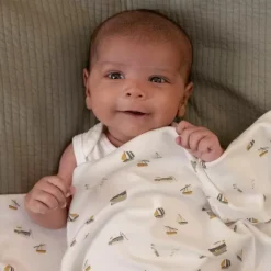 Little Dutch Ledikantlaken Sailors Bay White