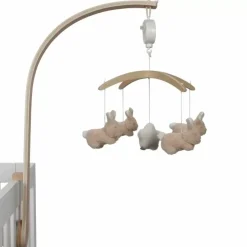 Little Dutch Muziekmobiel Baby Bunny | Rustgevende Houten Mobiel