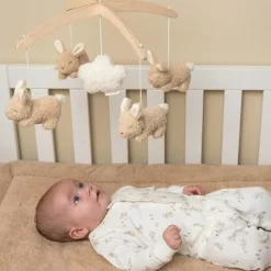 Little Dutch Muziekmobiel Baby Bunny | Rustgevende Houten Mobiel