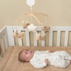 Little Dutch Muziekmobiel Baby Bunny | Rustgevende Houten Mobiel