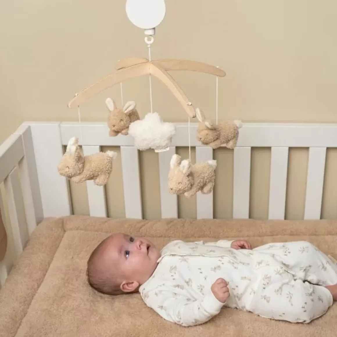 Little Dutch Muziekmobiel Baby Bunny | Rustgevende Houten Mobiel