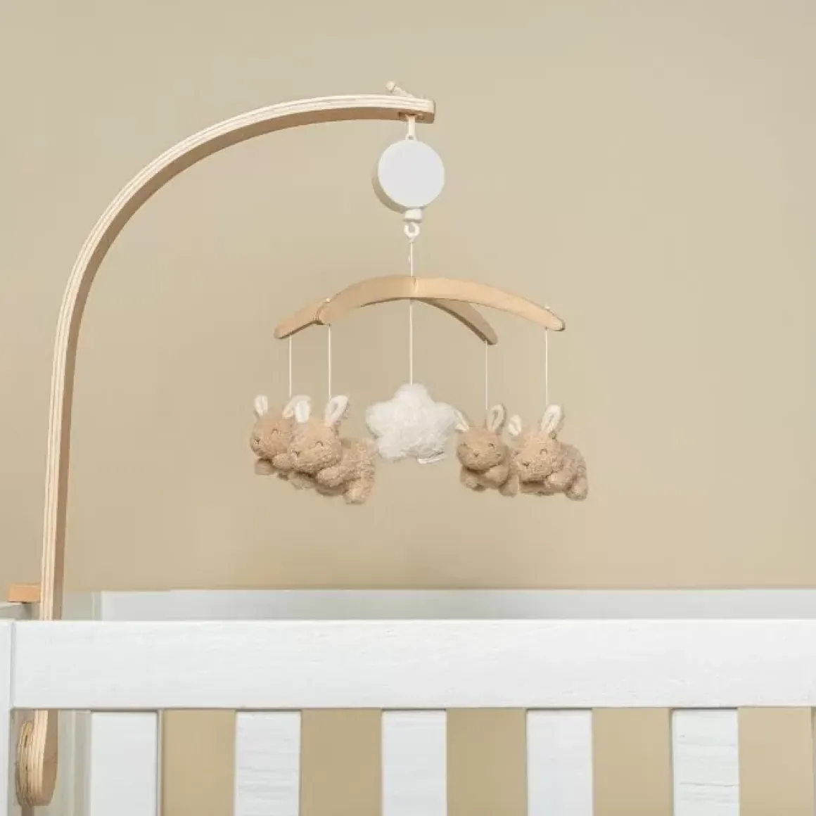 Little Dutch Muziekmobiel Baby Bunny | Rustgevende Houten Mobiel