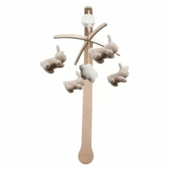 Little Dutch Muziekmobiel Baby Bunny | Rustgevende Houten Mobiel