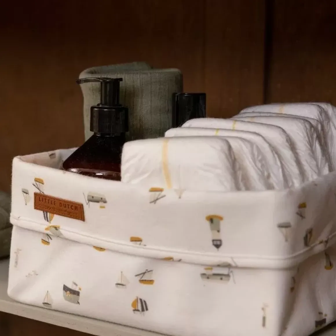 Little Dutch Opbergmand Groot Sailors Bay White