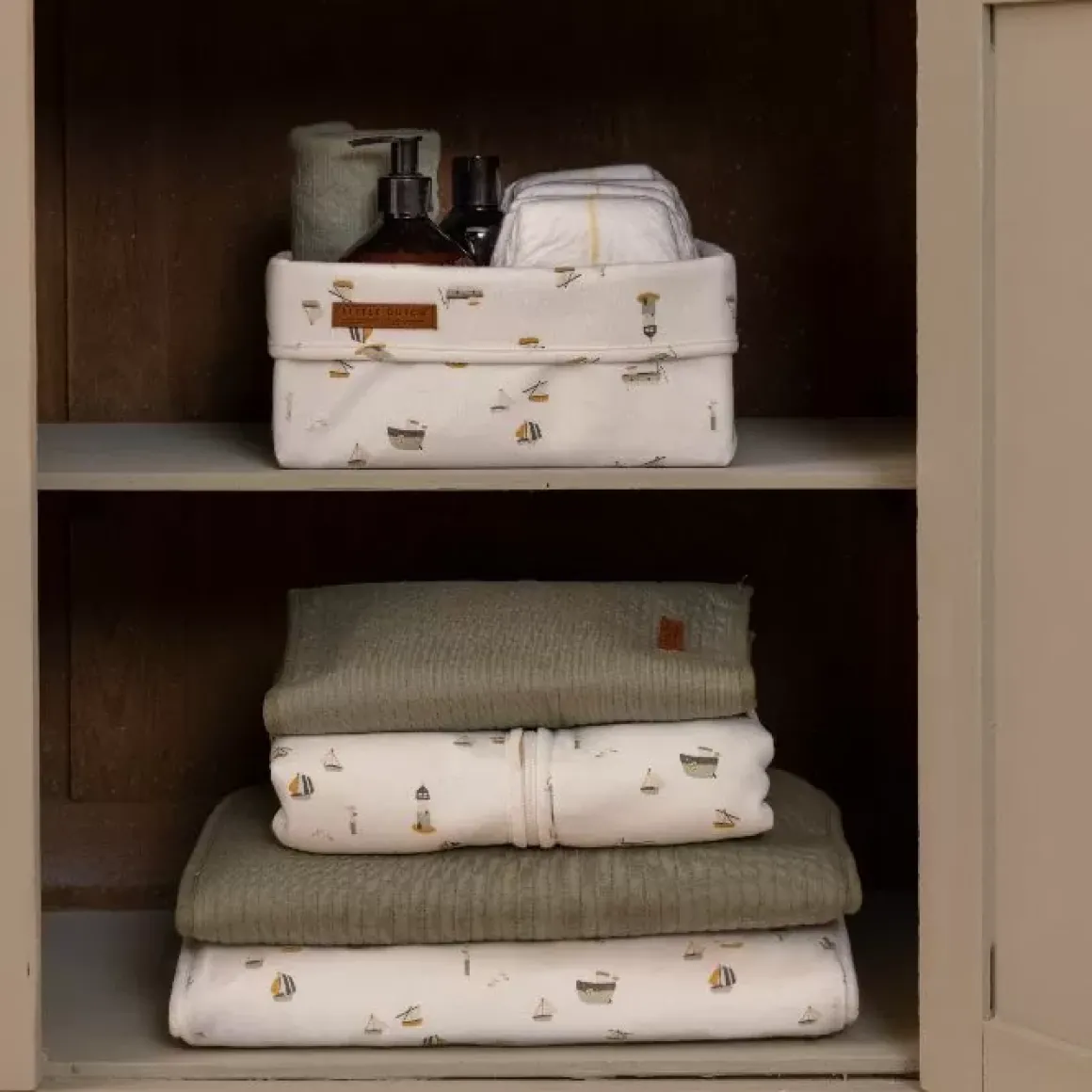 Little Dutch Opbergmand Groot Sailors Bay White