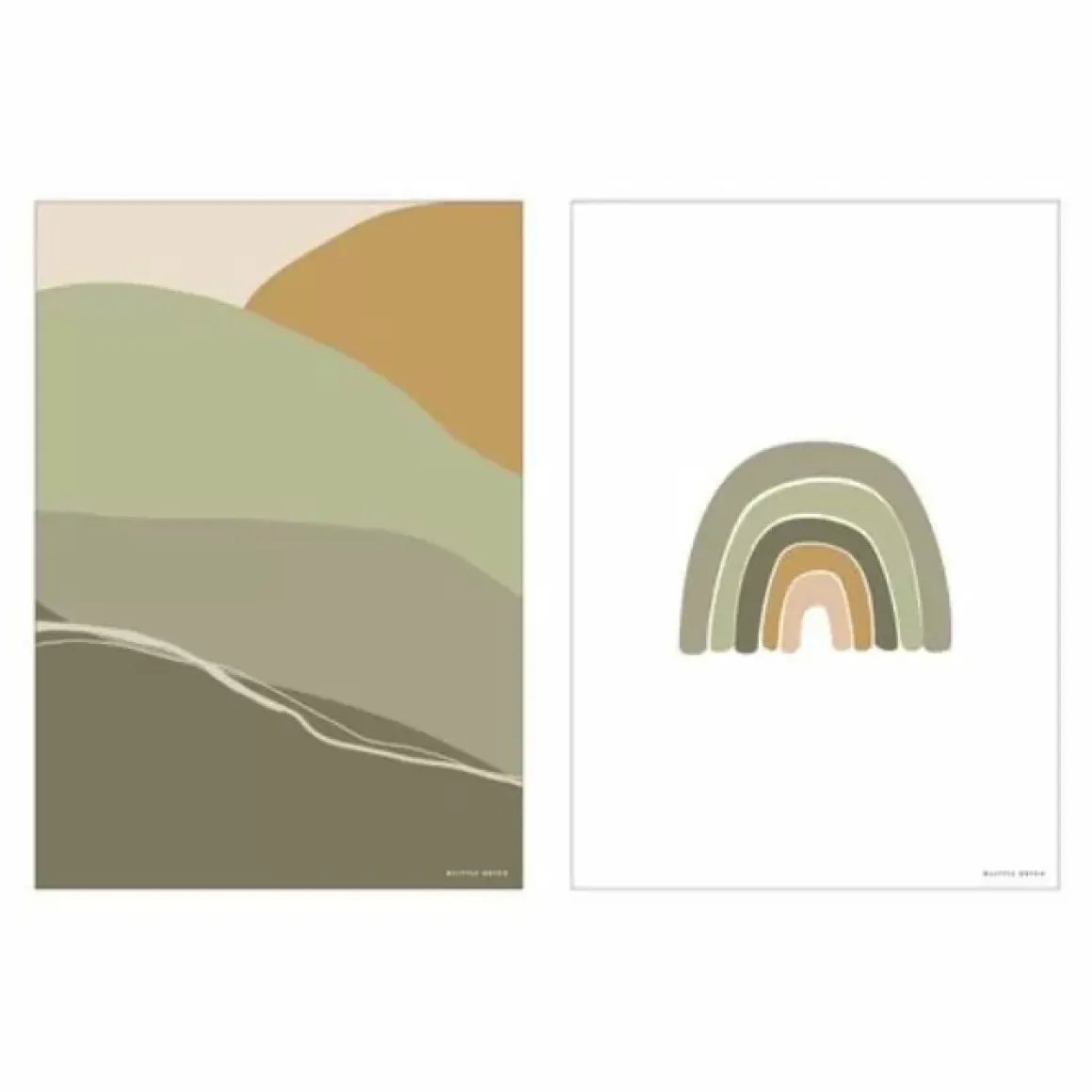 Little Dutch Poster A3 Horizon Olive