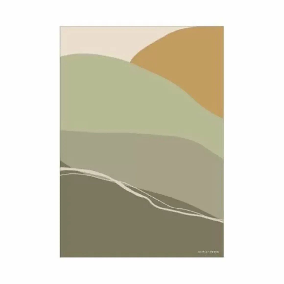 Little Dutch Poster A3 Horizon Olive