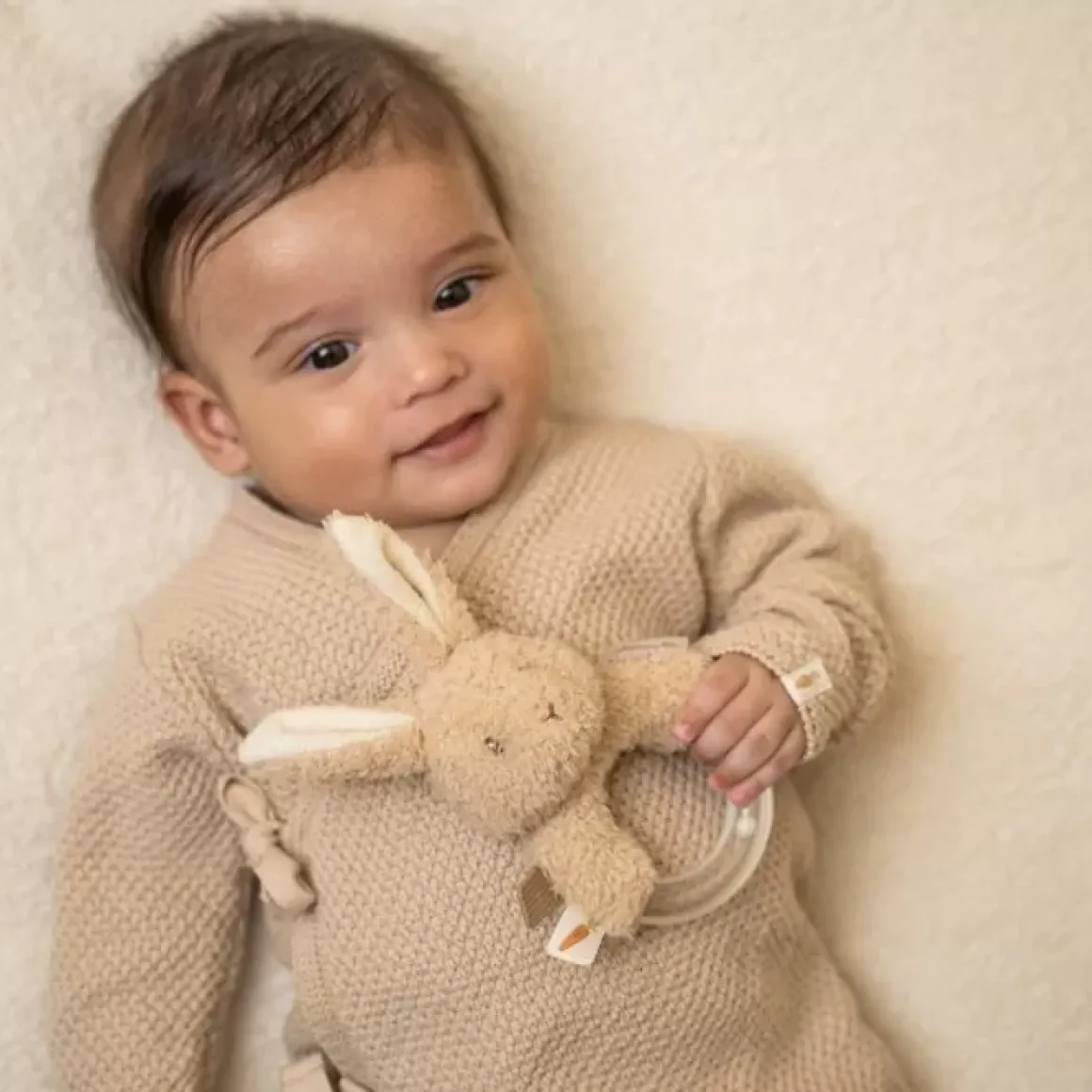 Little Dutch Ringrammelaar Konijn Baby Bunny | Babyspeelgoed Met Rammelgeluid