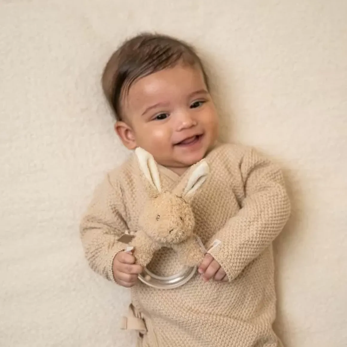 Little Dutch Ringrammelaar Konijn Baby Bunny | Babyspeelgoed Met Rammelgeluid