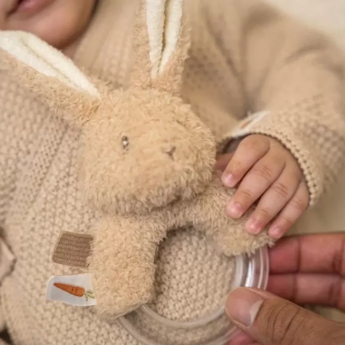 Little Dutch Ringrammelaar Konijn Baby Bunny | Babyspeelgoed Met Rammelgeluid