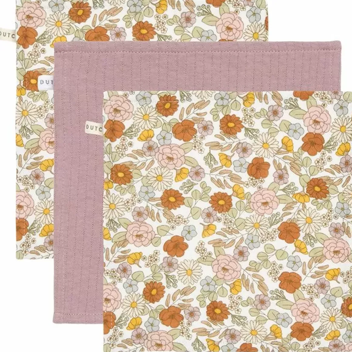 Little Dutch Spuugdoekjes Vintage Little Flowers/Mauve
