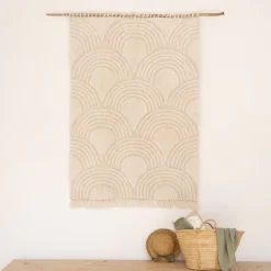 Little Dutch Vloerkleed Rainbow Soft White