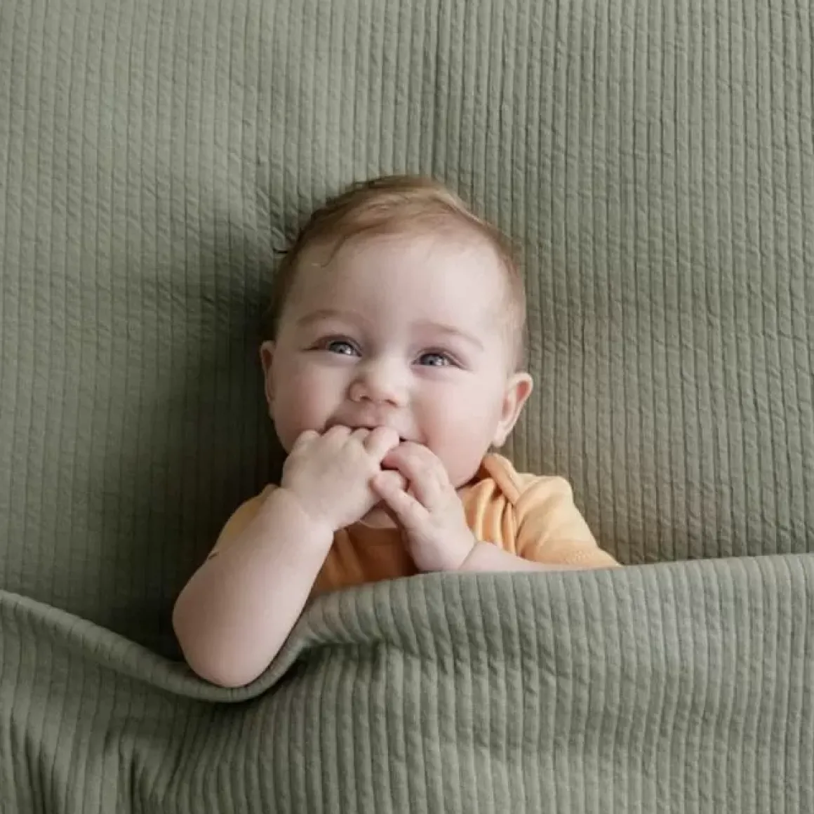 Little Dutch Wiegdeken Pure Olive