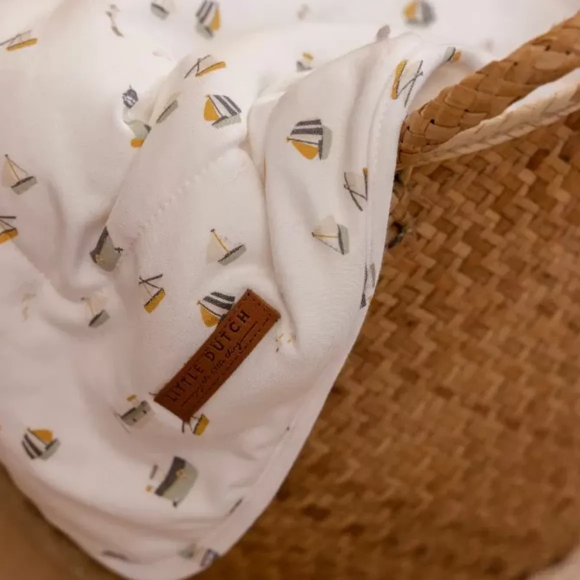 Little Dutch Wiegdeken Sailors Bay White