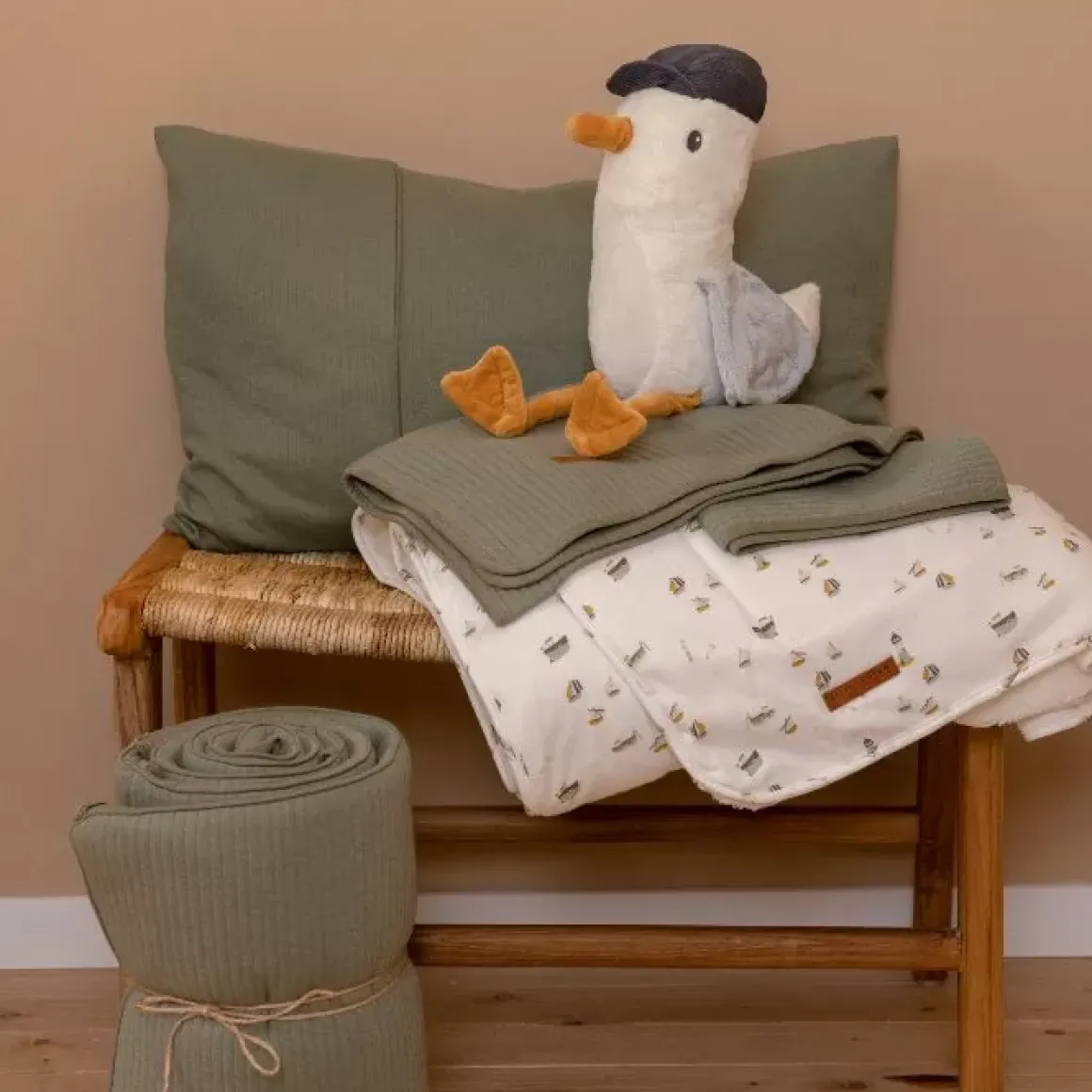 Little Dutch Wiegdeken Sailors Bay White