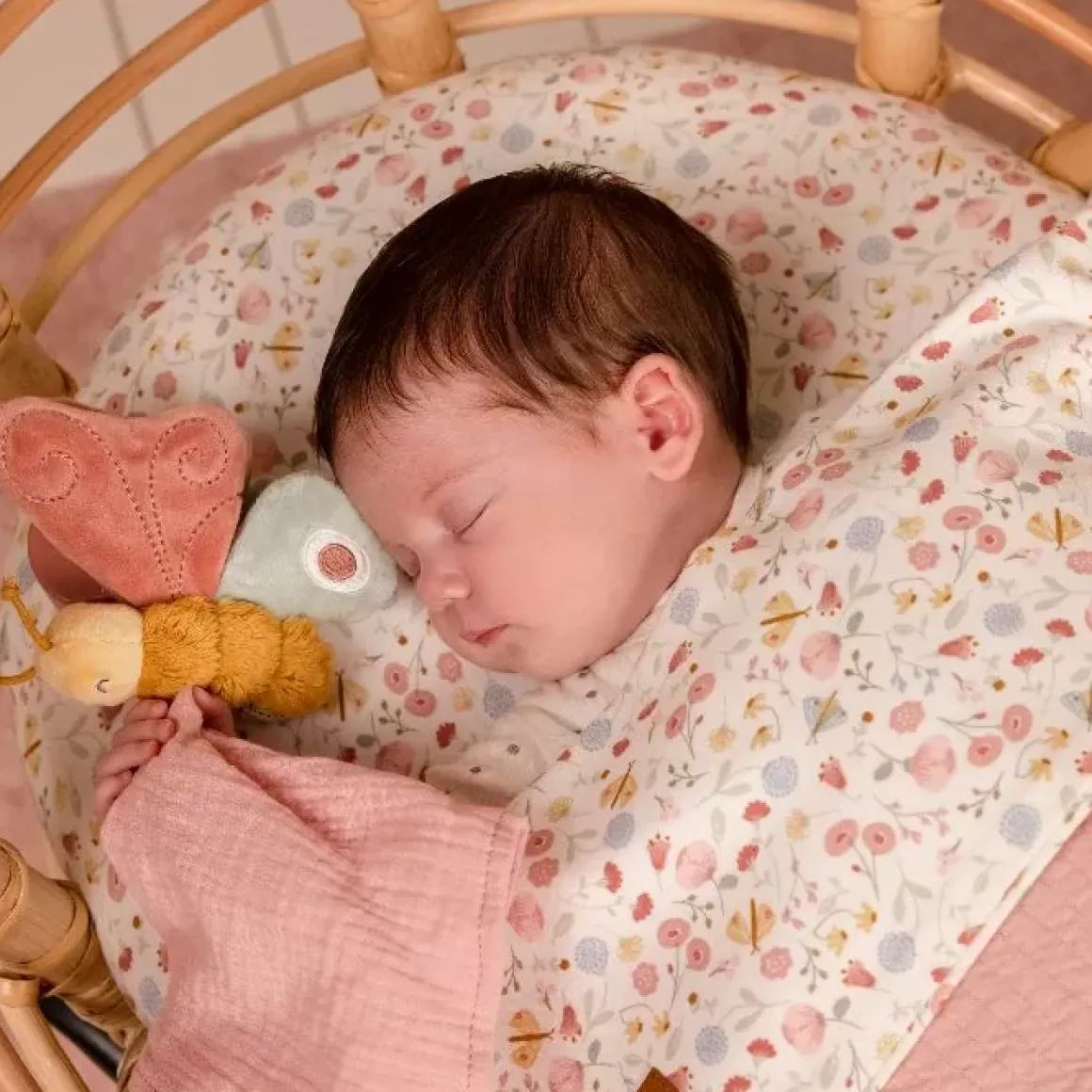 Little Dutch Wieglaken Flowers & Butterflies