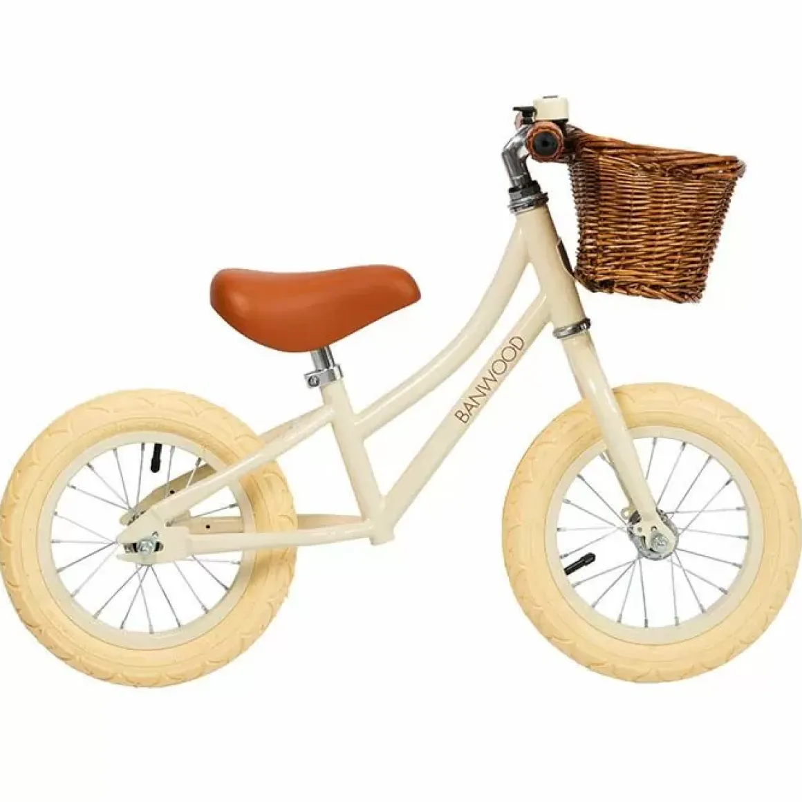 Loopfiets First Go Creme Banwood