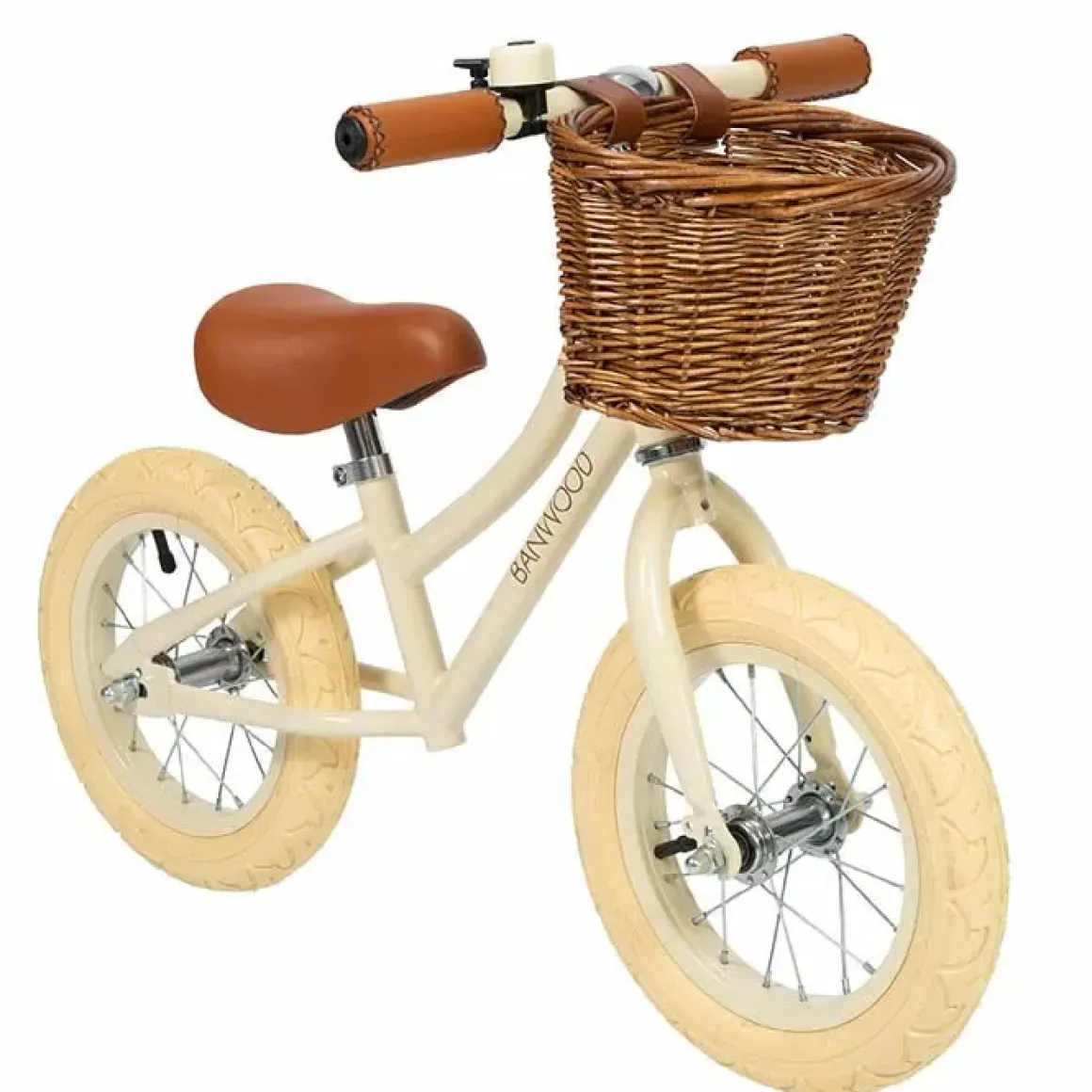 Loopfiets First Go Creme Banwood