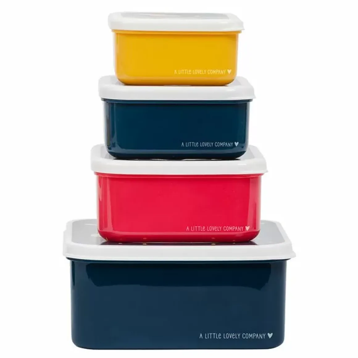 Lunch- & Snackboxen Ruimte (4St) A Little Lovely Company