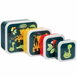 Lunch- & Snackboxen Tijger (4St) A Little Lovely Company