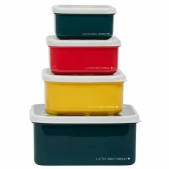 Lunch- & Snackboxen Tijger (4St) A Little Lovely Company