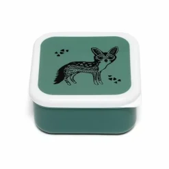 Lunchbox Set Black Animals Salie (3St) Petit Monkey